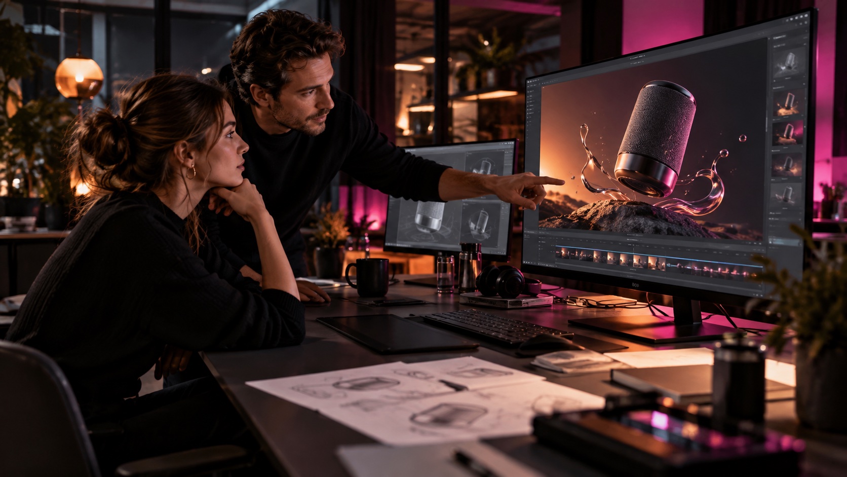 3D-Visualisierung & Animation – Fragen Gemeinsame Besprechung einer Produktanimation