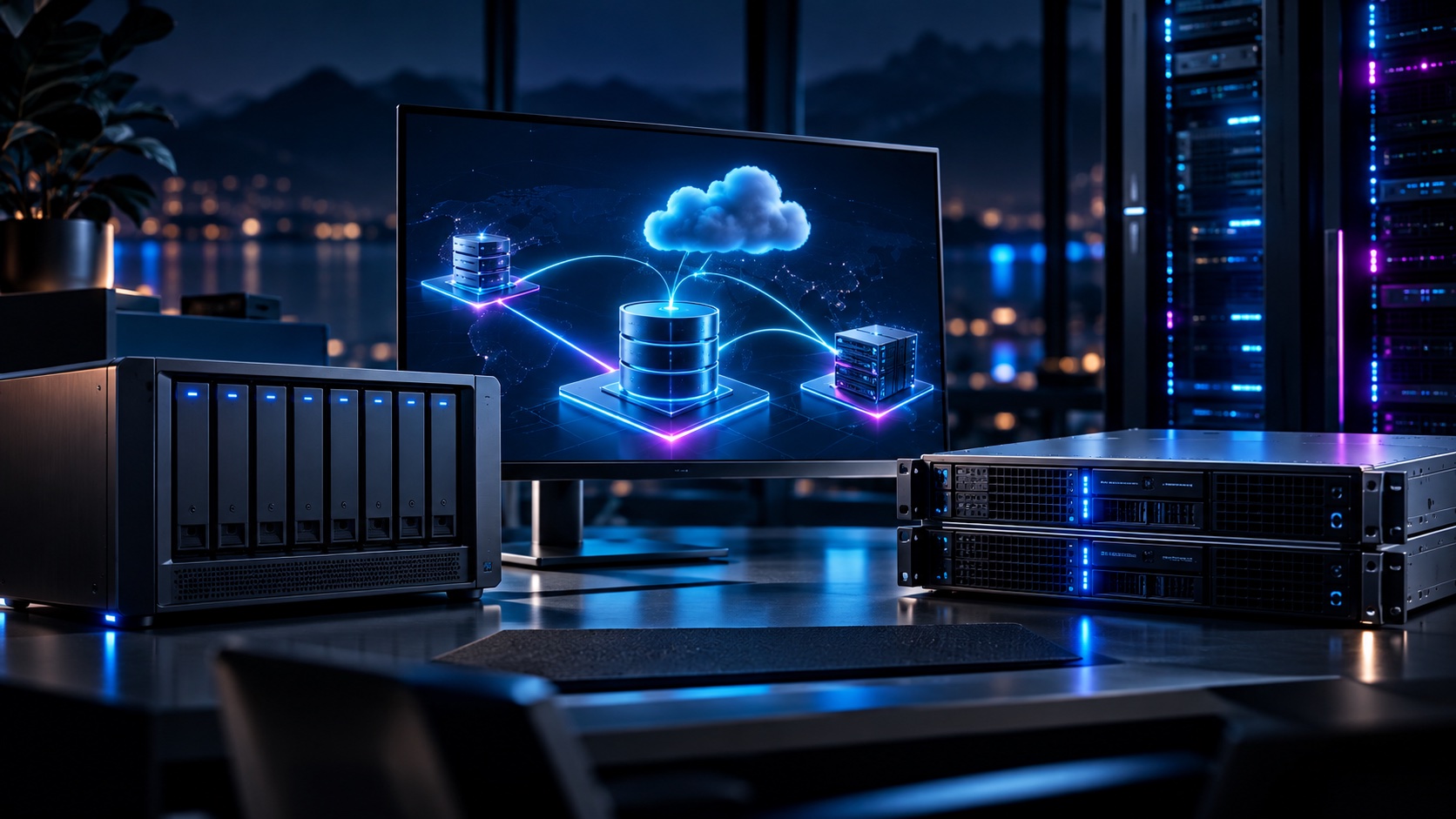 Lokaler Datenspeicher und Cloud-Verbindungen als Elemente eines Backup-Konzepts