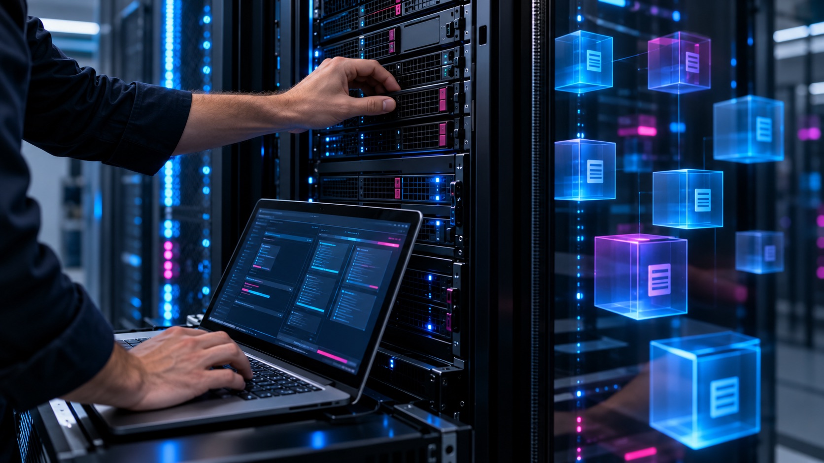 Symbolbild: Einrichtung einer virtuellen Server-Umgebung